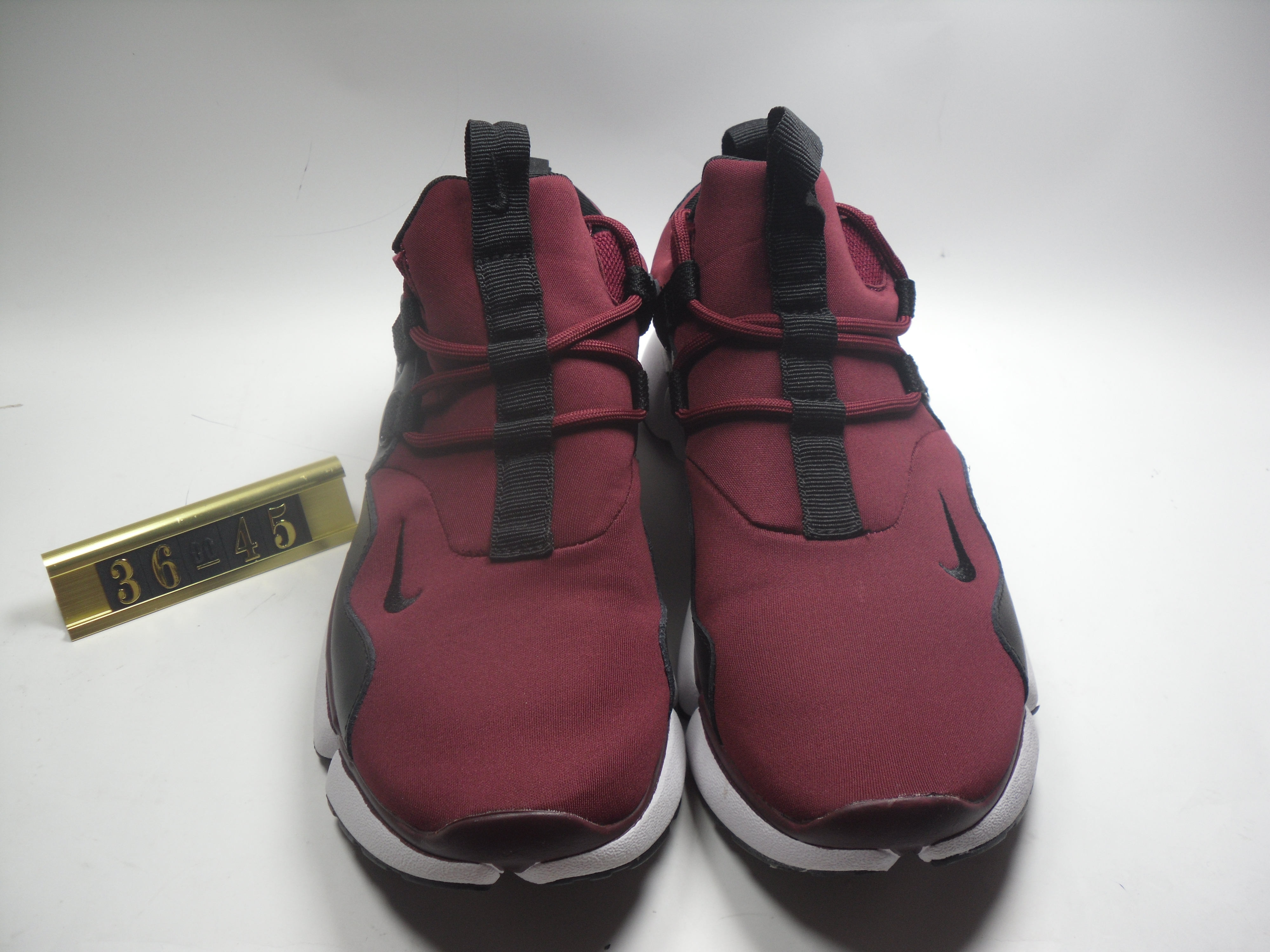 Nike Air Huarache 5 Wine Red Black Shoes